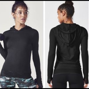 NWT Fabletics Megan Pullover Hoodie Mesh Details